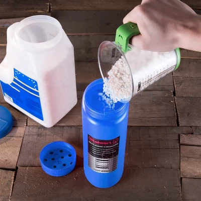 Fleming Supply Handheld Salt, Seed, And Fertilizer Spreader For Lawns, Gardens, And Yards - Blue 1 Fleming Supply Handheld Salt, Seed, And Fertilizer Spreader For Lawns, Gardens, And Yards - Blue