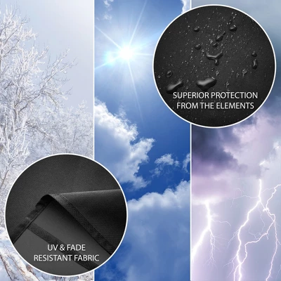 Pure Grill 32-Inch BBQ Grill Cover For All Outdoor Barbecue Gas Grill Brands, Universal Fit 2 Pure Grill 32-Inch BBQ Grill Cover For All Outdoor Barbecue Gas Grill Brands, Universal Fit - Image 2