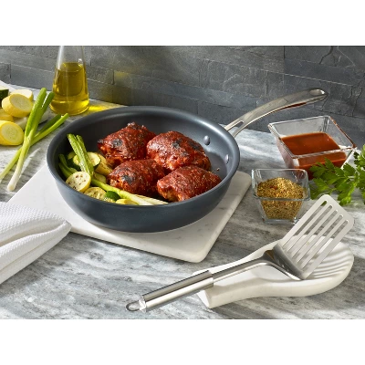 T-fal Platinum Unlimited Nonstick 12" Fry Pan With Induction Base - Dark Gray 8 T-fal Platinum Unlimited Nonstick 12" Fry Pan With Induction Base - Dark Gray - Image 8