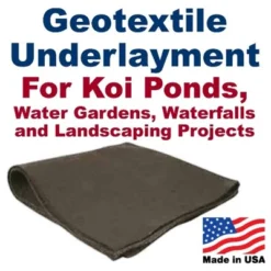 UnderGuard 5 Foot Wide Polypropylene Nonwoven Geotextile Underlayment Protective Liner For Koi Ponds, Water Features, And Landscaping, 50 Foot Roll 7 UnderGuard 5 Foot Wide Polypropylene Nonwoven Geotextile Underlayment Protective Liner For Koi Ponds, Water Features, And Landscaping, 50 Foot Roll -Sunnydaze Decor Store GUEST 03b3f137 07f0 47e5 b7b8 0b357f3a4238