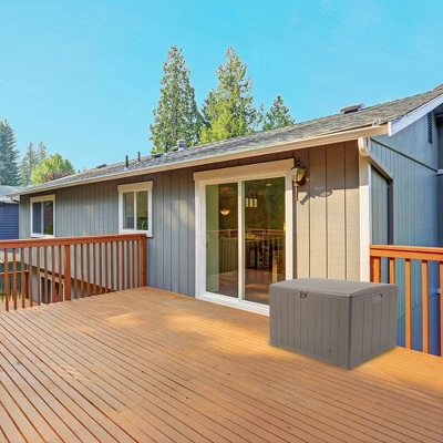 Plastic Development Group Weather-Resistant Resin Outdoor Storage Patio Deck Box With Soft-Close Lid 1 Plastic Development Group Weather-Resistant Resin Outdoor Storage Patio Deck Box With Soft-Close Lid