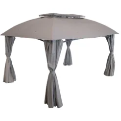 Sunnydaze Decor Sunnydaze Soft Top Rectangle Patio Gazebo With Screens And Privacy Walls For Backyard, Garden Or Deck - 10' X 13' 16 Sunnydaze Decor Sunnydaze Soft Top Rectangle Patio Gazebo With Screens And Privacy Walls For Backyard, Garden Or Deck - 10' X 13' -Sunnydaze Decor Store GUEST 047bb70c d176 4a15 900f 496a16e7f841