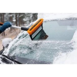 Snow Moover 39" Extendable Car Snow Brush With Squeegee & Ice Scraper