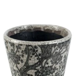 A&B Home 3pc Outdoor Decor Floral Naturespire Planters - Blue