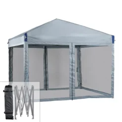 Aoodor 10' X 10' Pop Up Canopy Tent With Removable Mesh Sidewalls, Portable Instant Shade Canopy With Roller Bag -Sunnydaze Decor Store GUEST 05b1411b a1a3 455d bea2 c58ef7c99582