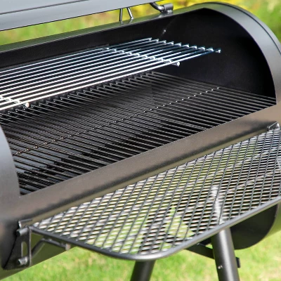 Captiva Designs E02GR016 16" Offset Charcoal Smoke - Black 2 Captiva Designs E02GR016 16" Offset Charcoal Smoke - Black - Image 2