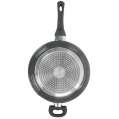 Oster® Oster 3.5 Quart Nonstick Aluminum Saute Pan With Lid In Gray