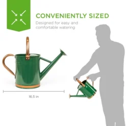 Best Choice Products 1-Gallon Galvanized Steel Watering Can For Gardening W/ O-Ring, Top Handle, Copper Accents 8 Best Choice Products 1-Gallon Galvanized Steel Watering Can For Gardening W/ O-Ring, Top Handle, Copper Accents -Sunnydaze Decor Store GUEST 0912a239 53b0 4ee1 9ae8 e8eb349e7fac