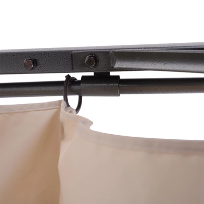 Outsunny 10' X 10' Retractable Patio Gazebo Pergola With UV Resistant Outdoor Canopy & Strong Steel Frame 7 Outsunny 10' X 10' Retractable Patio Gazebo Pergola With UV Resistant Outdoor Canopy & Strong Steel Frame - Image 7