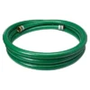 Apache 98128010 1.5" Diameter 20' Long PVC Flexible Style G Pool Sump-Pump Garden Suction/Discharge Hose W/ Aluminum Pin Lug Fittings, Green (2 Pack)