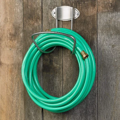 Liberty Garden Stainless Steel Industrial Strength Garden Water Hose Hanger, Holds 175 Fee Of 5/8 Hose 2 Liberty Garden Stainless Steel Industrial Strength Garden Water Hose Hanger, Holds 175 Fee Of 5/8 Hose - Image 2