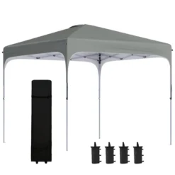 Outsunny 8' X 8' Pop Up Canopy, Foldable Gazebo Tent With Carry Bag With Wheels And 4 Leg Weight Bags For Outdoor Garden Patio Party 15 Outsunny 8' X 8' Pop Up Canopy, Foldable Gazebo Tent With Carry Bag With Wheels And 4 Leg Weight Bags For Outdoor Garden Patio Party -Sunnydaze Decor Store GUEST 0ec79d2c e7ed 47a5 9fd6 088151712e4d