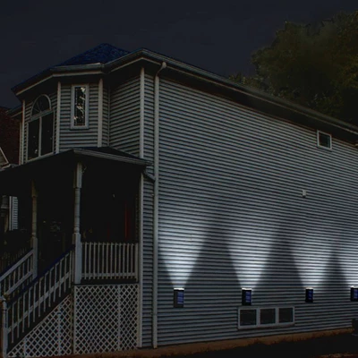 LED Solar Single Direction Solar Outdoor Wall Light - Techko Maid 10 LED Solar Single Direction Solar Outdoor Wall Light - Techko Maid - Image 10