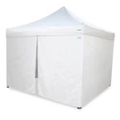 Caravan Canopy V-Series 10 X 10' 2 Straight Leg Sidewall Kit And M-Series Pro 2 10 X 10 Foot Shade Tent With Roller Bag For Recreational Use -Sunnydaze Decor Store GUEST 0f4eded2 6eef 4628 be3f fa798ac642ff