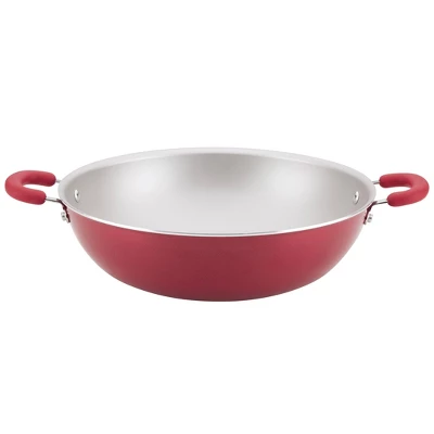 Rachael Ray Create Delicious 14.3" Aluminum Nonstick Wok 5 Rachael Ray Create Delicious 14.3" Aluminum Nonstick Wok - Image 5