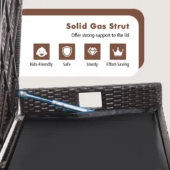 Costway 34 Gallon Patio Wicker Storage Deck Box W/Cushion Off White Backyard 14 Costway 34 Gallon Patio Wicker Storage Deck Box W/Cushion Off White Backyard -Sunnydaze Decor Store GUEST 108e67f2 fef9 4d62 9695 2455979dd952