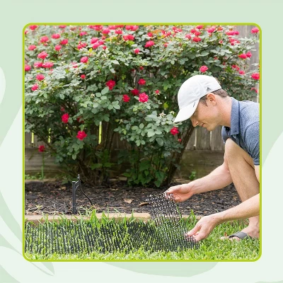 Homarden 13ft Outdoor Training Mat For Cats - Black 2 Homarden 13ft Outdoor Training Mat For Cats - Black - Image 2