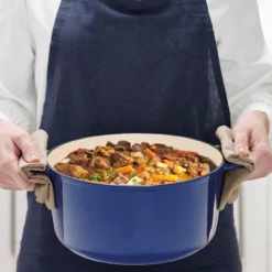 T-Fal 6qt Enameled Cast Iron Dutch Oven -Sunnydaze Decor Store GUEST 10f45b91 2027 41a0 815c da21e7ba2019