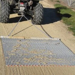 Yard Tuff 5 X 4.5' Steel Durable Chain Field Lawn Level ATV Drag Mat (2 Pack) -Sunnydaze Decor Store GUEST 13918e99 2da8 4140 b4db bcc23d860f9c