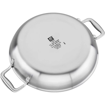 ZWILLING Spirit 3-ply 4-qt Stainless Steel Ceramic Nonstick Braiser 3 ZWILLING Spirit 3-ply 4-qt Stainless Steel Ceramic Nonstick Braiser - Image 3