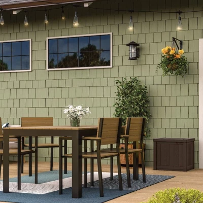 Suncast SS500 22 Gallon Small Resin Outdoor Patio Storage Deck Box 4 Suncast SS500 22 Gallon Small Resin Outdoor Patio Storage Deck Box - Image 4