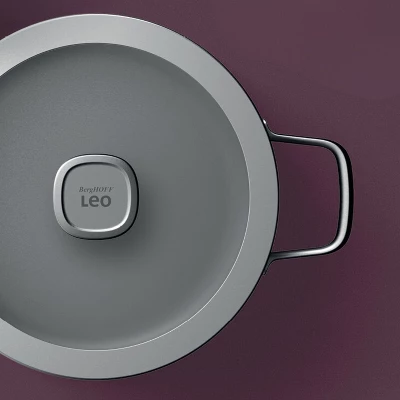 BergHOFF Graphite Recycled 18/10 Stainless Steel Wok Pan 11", 5.2qt. With Glass Lid 5 BergHOFF Graphite Recycled 18/10 Stainless Steel Wok Pan 11", 5.2qt. With Glass Lid - Image 5