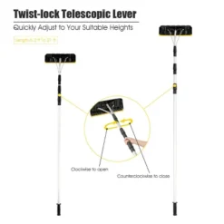 Costway 21FT Telescoping Snow Roof Rake Large Poly Blade Aluminum Tube Non-Slip Handle 15 Costway 21FT Telescoping Snow Roof Rake Large Poly Blade Aluminum Tube Non-Slip Handle -Sunnydaze Decor Store GUEST 1571ae6b 27a5 4ef0 8494 1f77ed314a6c