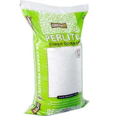 GROW!T Super Coarse #2 Perlite For Hydroponic Greenhouses Gardens Potting Soil 4 Cubic Feet 1 GROW!T Super Coarse #2 Perlite For Hydroponic Greenhouses Gardens Potting Soil 4 Cubic Feet