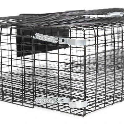 Rugged Ranch Large Metal Wire Live Catch & Release Trap Cage W/ Easy Open Top Lid & 2 Door System 3 Rugged Ranch Large Metal Wire Live Catch & Release Trap Cage W/ Easy Open Top Lid & 2 Door System - Image 3