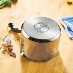 Farberware Classic Series 3qt Stainless Steel Straining Sauce Pan With Lid Silver -Sunnydaze Decor Store GUEST 17d94c61 3bfa 4919 b161 a0d5abb53792