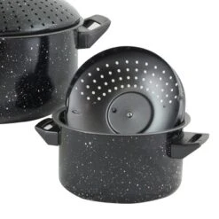Gibson Home Casselman 4 Piece Nonstick Pasta Pot Set In Black With Bakelite Handle/Knob 7 Gibson Home Casselman 4 Piece Nonstick Pasta Pot Set In Black With Bakelite Handle/Knob -Sunnydaze Decor Store GUEST 181f589b 2876 4d5d 8ac2 3555bb7dba71