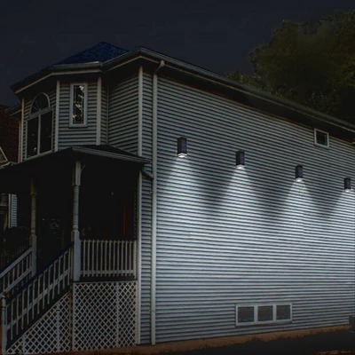 LED Solar Single Direction Solar Outdoor Wall Light - Techko Maid 11 LED Solar Single Direction Solar Outdoor Wall Light - Techko Maid - Image 11