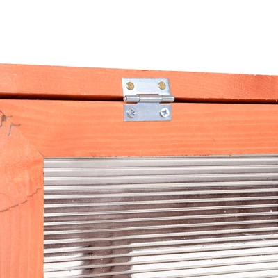 Outsunny Wooden Cold Frame Small Mini Planter Box For Outdoor And Indoor, Natural, 30" L X 24" W X 44" H 7 Outsunny Wooden Cold Frame Small Mini Planter Box For Outdoor And Indoor, Natural, 30" L X 24" W X 44" H - Image 7