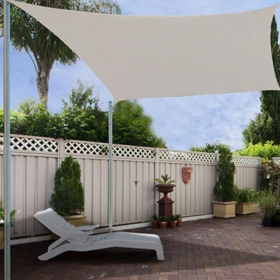 Outsunny 20' X 16' Rectangle Patio Sun Sail Shade Canopy Cloth 1 Outsunny 20' X 16' Rectangle Patio Sun Sail Shade Canopy Cloth