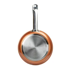 Brentwood 9.5in Induction Copper Frying Pan With Non-Stick Ceramic Coating