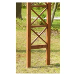 7' Canadian Hemlock Weatherproof Arbor - Natural - Merry Products -Sunnydaze Decor Store GUEST 19e0d461 57c2 43e6 8571 a9cd4745e344