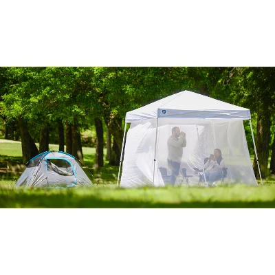 Z-Shade 10 Foot Horizon Angled Leg Screen Shelter Attachment W/ 10 By 10 Foot Angled Leg Instant Shade Canopy Tent Portable Shelter 4 Z-Shade 10 Foot Horizon Angled Leg Screen Shelter Attachment W/ 10 By 10 Foot Angled Leg Instant Shade Canopy Tent Portable Shelter - Image 4
