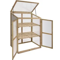 Costway Garden Portable Wooden GreenHouse Cold Frame Raised Plants Shelves Protection -Sunnydaze Decor Store GUEST 1a69333b 24f8 4e99 b9ae 587cf51f8236