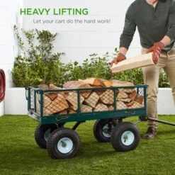 Best Choice Products Heavy-Duty Steel Garden Wagon Lawn Utility Cart W/ 400lb Capacity, Removable Sides, Handle 12 Best Choice Products Heavy-Duty Steel Garden Wagon Lawn Utility Cart W/ 400lb Capacity, Removable Sides, Handle -Sunnydaze Decor Store GUEST 1ade9c24 e57b 4ba3 9c13 4c8f4408ad8d