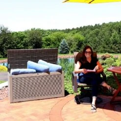 Sunnydaze Decor Sunnydaze Outdoor Deck And Patio Storage Box With Rattan Design - 100 Gal. 20 Sunnydaze Decor Sunnydaze Outdoor Deck And Patio Storage Box With Rattan Design - 100 Gal. -Sunnydaze Decor Store GUEST 1b1646e1 7203 4a97 83f3 6f6cd6e9da89