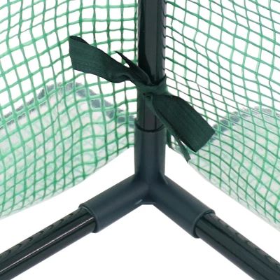 Sunnydaze Decor Sunnydaze Outdoor Portable Plant Shelter Mini Greenhouse With Double Zipper Doors And Cover - Green 4 Sunnydaze Decor Sunnydaze Outdoor Portable Plant Shelter Mini Greenhouse With Double Zipper Doors And Cover - Green - Image 4