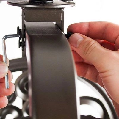 Liberty Garden LBG-710 Navigator Wall-Mounted 360 Degree Rotating Garden Hose Reel, Bronze, Holds 125-Feet Of 5/8 Inch Hose 4 Liberty Garden LBG-710 Navigator Wall-Mounted 360 Degree Rotating Garden Hose Reel, Bronze, Holds 125-Feet Of 5/8 Inch Hose - Image 4