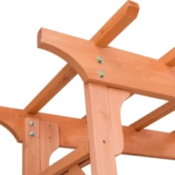 Costway Arbor Over 7FT High Wooden Garden Arch Trellis Pergola Outdoor Patio Plant -Sunnydaze Decor Store GUEST 1e39081b 1b18 4332 9f18 e7b7e5f3468f