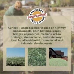 DeWitt AEC-SEGRN4 Curlex I 4 X 112.5 Feet Single Layer Excelsior Biodegradable Commercial And Home Landscaping Erosion Control Blanket, Green -Sunnydaze Decor Store GUEST 1eb2d452 a4fd 4a4a 8804 9977bb7b7e1c