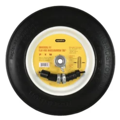 Marathon Tire 10.3" Universal Fit Wheelbarrow Flat Free Tire And Wheel Assembly -Sunnydaze Decor Store GUEST 1ee6511f ea4b 4178 8b8b e210330fca52