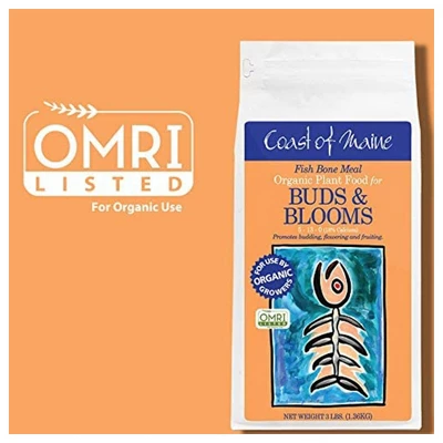 Coast Of Maine OMRI Listed Fish Bone Meal Pack Organic Compost Potting Soil Blend For Container Gardens And Flower Pots, 3 Pound Bag 2 Coast Of Maine OMRI Listed Fish Bone Meal Pack Organic Compost Potting Soil Blend For Container Gardens And Flower Pots, 3 Pound Bag - Image 2