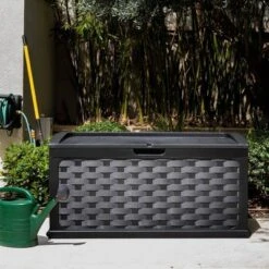 Starplast 88 Gallon Plastic Deck Box Black 7 Starplast 88 Gallon Plastic Deck Box Black -Sunnydaze Decor Store GUEST 20bf5e50 2bdd 4d89 b14f e46cc04788c2