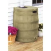 Good Ideas Rain Wizard 50 Gallon Rain Barrel Water Collector, Khaki (2 Pack)