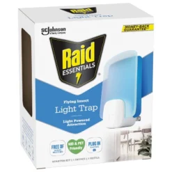 Raid Essentials Flying Insect Light Trap Starter Kit - 1 Device + 1 Refill -Sunnydaze Decor Store GUEST 21f748cf f918 4edf b74d 2e69375e9668