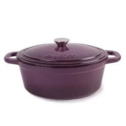 BergHOFF Neo 8Qt. Cast Iron Oval Dutch Oven, Matching Lid -Sunnydaze Decor Store GUEST 22bb77cb 571f 496c aa83 06af9f6f5f29